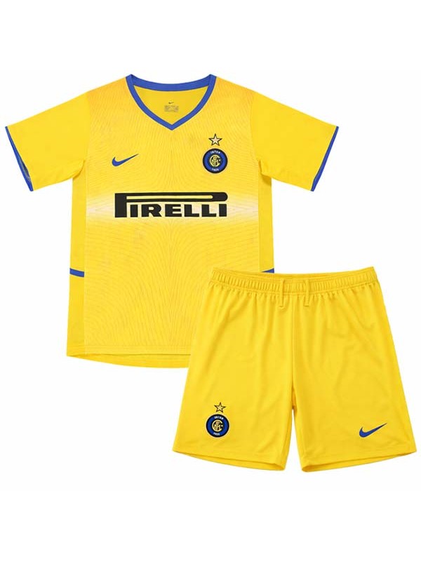 Inter milan third kids kit children retro jersey 2002-2003